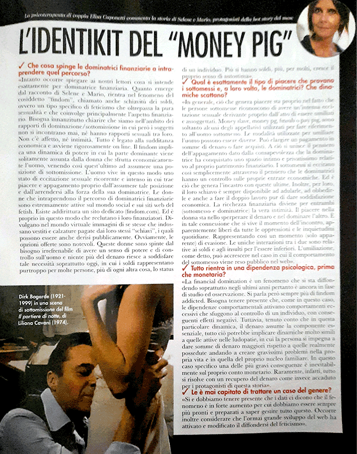 lei style novembre 2021 elisa caponetti-money pig dominatrice finanziaria findom