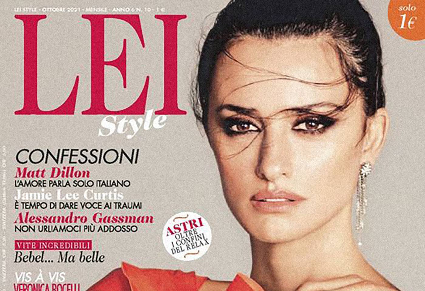 lei style ottobre 2021 elisa caponetti linguaggio del godere penelope cruz