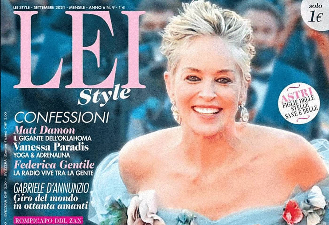 lei style settembre 2021 elisa caponetti libertà sessuale dopo 50 anni sharon stone