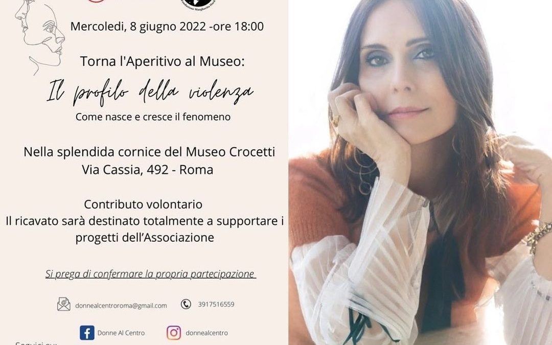 Il profilo della violenza: aperitivo al museo a Roma