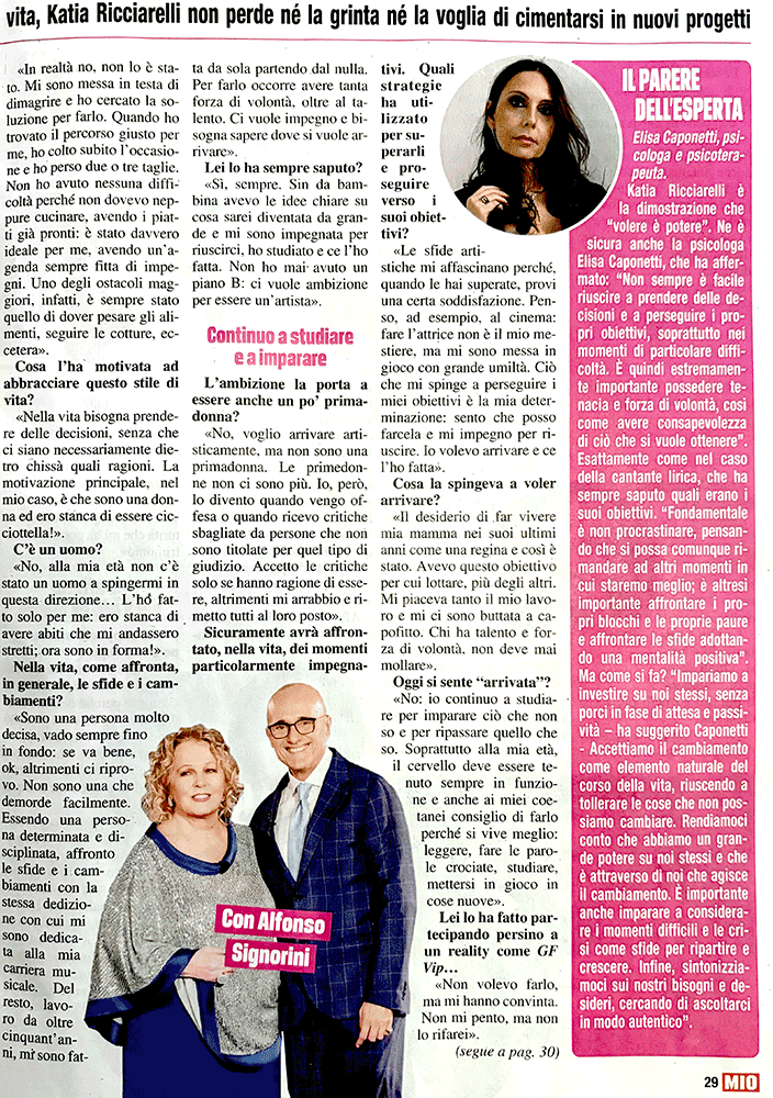 elisa caponetti volere e potere psicologa